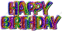 Sparkle - Double Line Happy Birthday