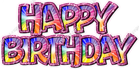 Pattern - Double Line Happy Birthday