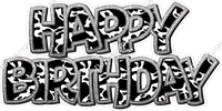 Pattern - Double Line Happy Birthday
