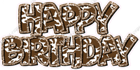 Pattern - Double Line Happy Birthday