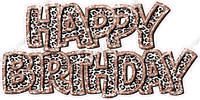 Pattern - Double Line Happy Birthday