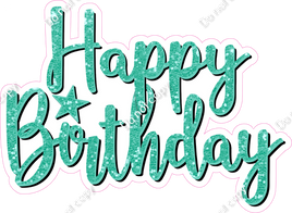 Mint - Cursive - Happy Birthday Statement