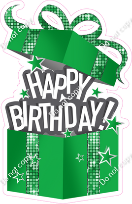 Disco - Green - Happy Birthday Present Statement w/ Variants