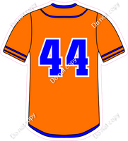 Orange Jersey with Numbers w/ Variants