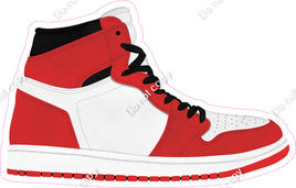 Red & White Shoe