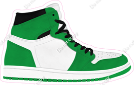 Green & White Shoe