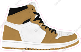 Gold & White Shoe