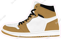 Gold & White Shoe