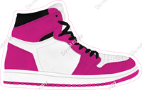 Hot Pink & White Shoe