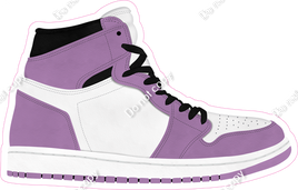Lavender & White Shoe