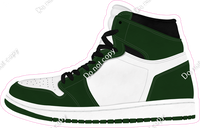 Hunter Green & White Shoe