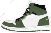 Sage & White Shoe