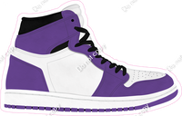 Purple & White Shoe