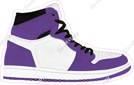 Purple & White Shoe