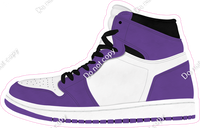 Purple & White Shoe