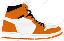 Orange & White Shoe