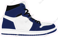 Navy Blue & White Shoe