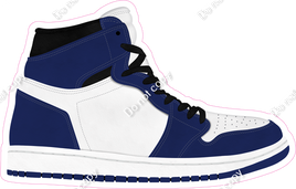 Navy Blue & White Shoe