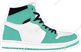 Mint & White Shoe