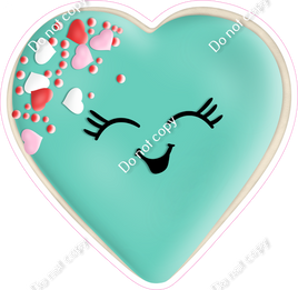 Sugar Cookie - Mint Heart