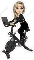Indoor Cycling - Light Skin Tone - Blonde Hair w/ Variants