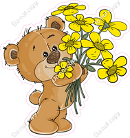 Bear with Yellow Daisy Bundle w/ Variants