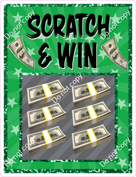 Scratch & Win Lottery Ticket