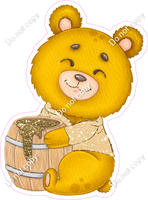 Bear with Honey - Champagne Shirt w/ Variants