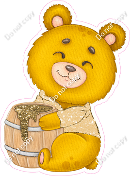 Bear with Honey - Champagne Shirt w/ Variants