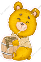 Bear with Honey - Champagne Shirt w/ Variants