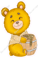 Bear with Honey - Champagne Shirt w/ Variants