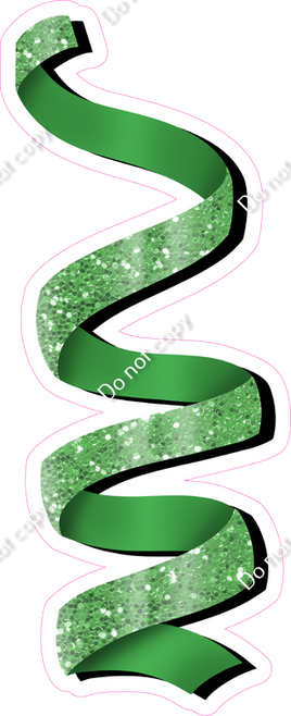 Sparkle - Lime Green - Streamer - Style 3