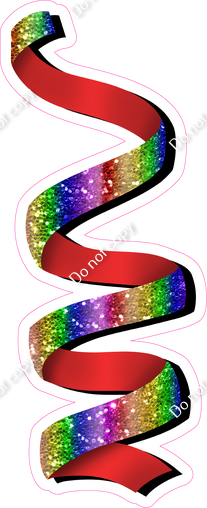 Sparkle - Rainbow - Streamer - Style 3