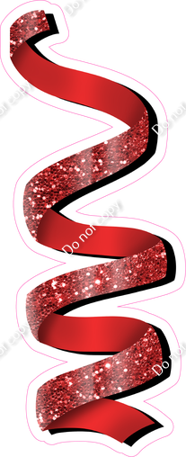 Sparkle - Red - Streamer - Style 3