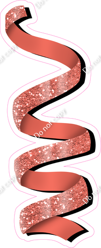 Sparkle - Coral - Streamer - Style 3