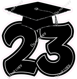 23 Graduation Cap w/ Variants