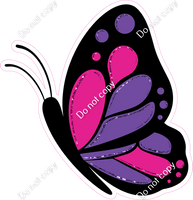 Butterfly - Flat Hot Pink & Purple w/ Variants
