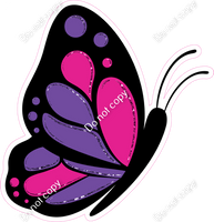 Butterfly - Flat Hot Pink & Purple w/ Variants
