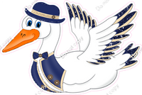 Navy Blue Stork w/ Variants