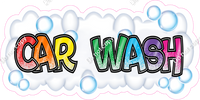 Car Wash Statement with Bubbles w/ Variants