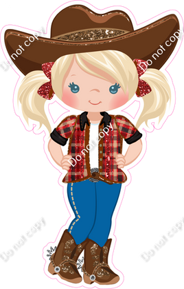 Blond Hair Cowgirl w/ Variants