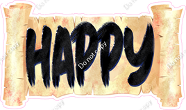 Pirate - Happy Birthday Scroll