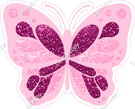 Baby Pink & Hot Pink Butterfly w/ Variants