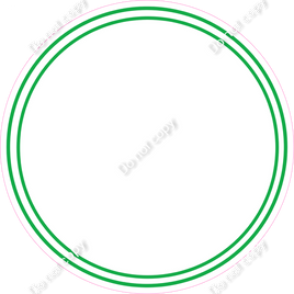 Green - Double Line Circle w/ Variants