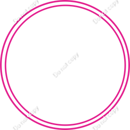 Pink - Double Line Circle w/ Variants
