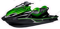 Green & Black Jet Ski w/ Variants