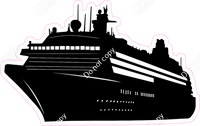 Cruise Ship Silhouette w/ Variants