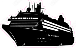 Cruise Ship Silhouette w/ Variants