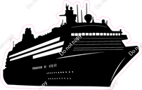 Cruise Ship Silhouette w/ Variants