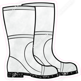 White - Rubber Boots w/ Variants